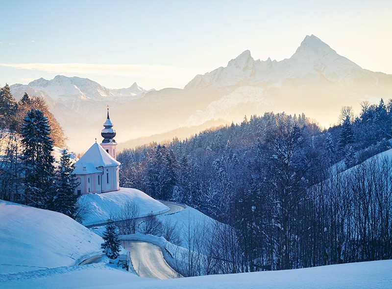 Maria Gern im Winter